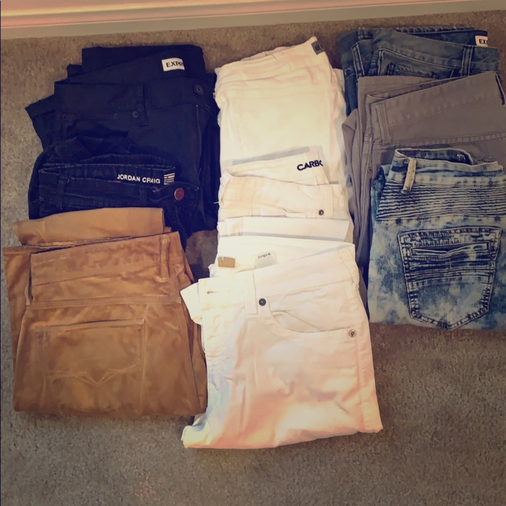 Name brand jeans!